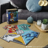 Фігурний дерев'яний пазл Гаррі Поттер - Гоґвортс (Colorful)