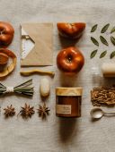 Свеча соевая Яблоко-корица