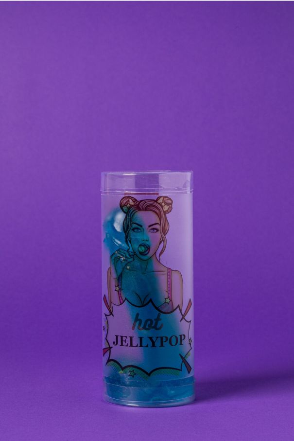 Желейні цукерки Jelly Bar HOT Jellypop Блакитна лагуна