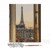  Картина за номерами «Паризьке вікно»