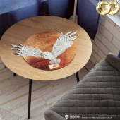 Фігурний дерев'яний пазл Гаррі Поттер - Гедвіґа