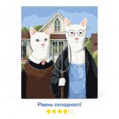 Картина по номерам "Украинская Котика"