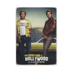 Деревянный постер "Once upon a time in Hollywood"