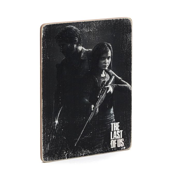Деревянный постер "The Last Of Us (b/w)"