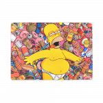 Деревянный постер "The Simpsons #7 Food and Beer"