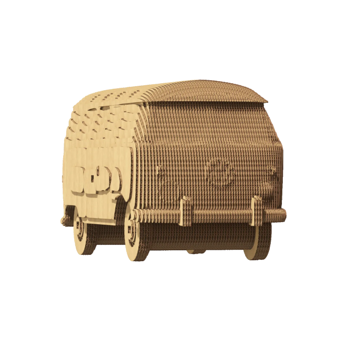 Картонный 3Д пазл "VW T1"