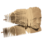 Картонний 3Д пазл "Альберт Ейнштейн"