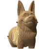 Картонний 3Д пазл "Corgi"