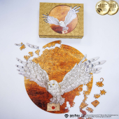 Фігурний дерев'яний пазл Гаррі Поттер - Гедвіґа