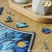 Фігурний дерев'яний пазл Гаррі Поттер - Гоґвортс (Colorful)