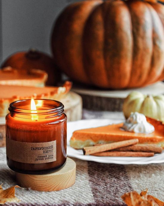 Соевая свеча "Тыквенный пирог"