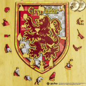 Фігурний дерев'яний пазл  Гаррі Поттер - Герб Ґрифіндор