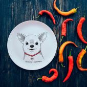 Тарілка "Чихуахуа-хлопчик"