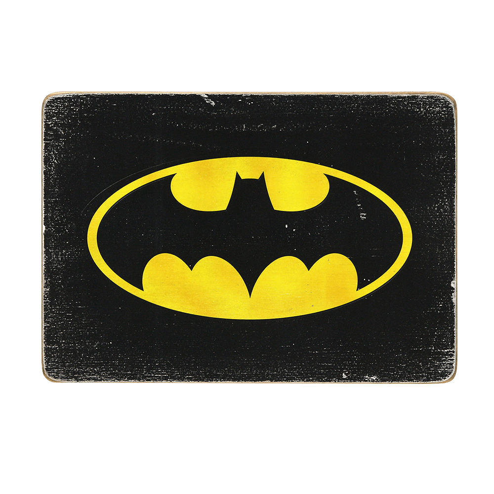Деревянный постер "Batman Logo"