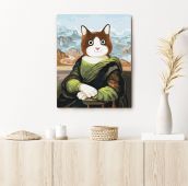 Картина по номерам «Кото Лиза» 