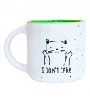 Чашка матовая "Оoops, i dont care"