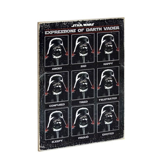 Дерев'яний постер "Star Wars Expressions"