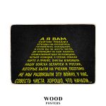 Деревянный постер "А я Вам сейчас покажу..Star Wars"