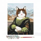 Картина по номерам «Кото Лиза» 