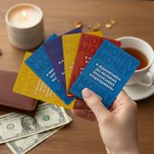 Картки з афірмаціями «Гроші люблять мене»