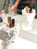 Арт-вазон "Медуза Горгона" (белый)