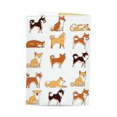 Обложка на паспорт "Акита Пёсики"