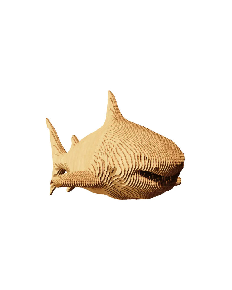Картонный 3Д пазл "Акула"