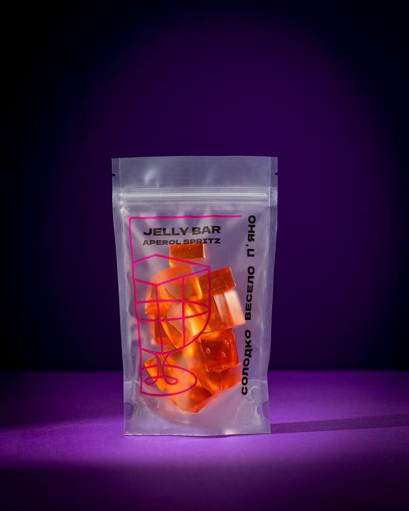 Алкогольні желейні цукерки Jelly Bar Апероль