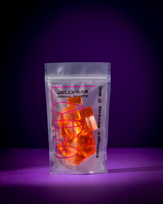 Алкогольные желейные конфеты Jelly Bar Апероль