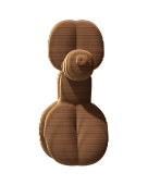 Картонний 3Д пазл "Balloon dog"