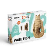 Картонний 3Д пазл "FISH VASE"