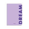 Блокнот у клiтинку Dream фіолетовий