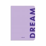 Блокнот в клеточку Dream фиолетовый