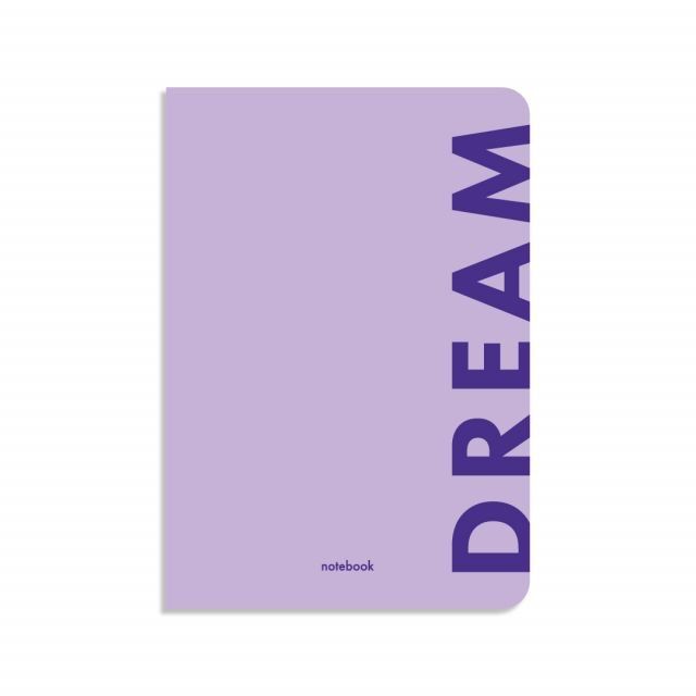 Блокнот у клiтинку Dream фіолетовий