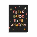 Блокнот в клеточку Feels Good чорный