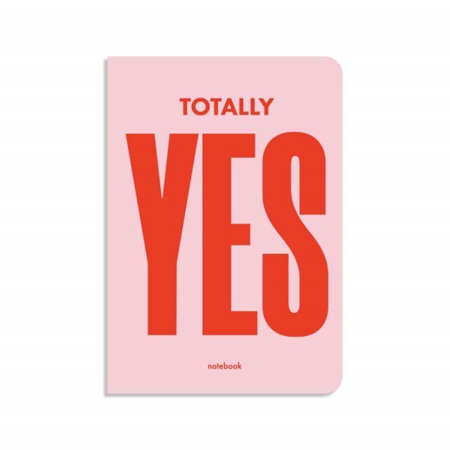 Блокнот у клiтинку Totally YES рожевий