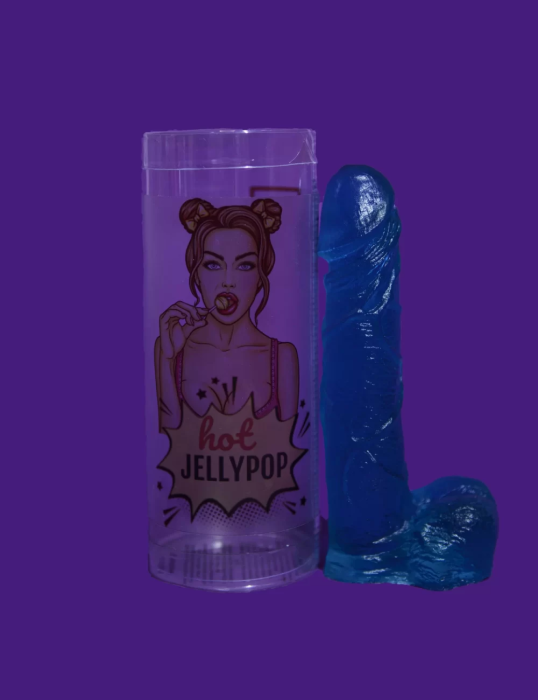 Алкогольные желейные конфеты Jelly Bar HOT Jellypop Голубая лагуна