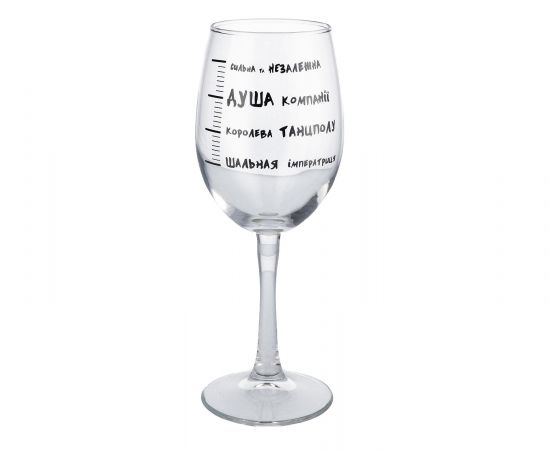 Бокал "Шкала сп'яніння"