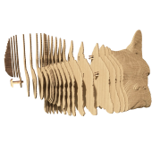 Картонний 3Д пазл "Bulldog"