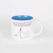 Чашка Гусь "Удачная" (голубая)