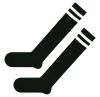 Гольфи SOX зі смужками чорні