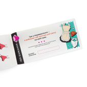 Чековая книжка желаний для пары "Страсть"