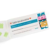 Чековая книжка желаний для пары "Романтика"