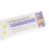 Чековая книжка желаний для пары "Романтика"