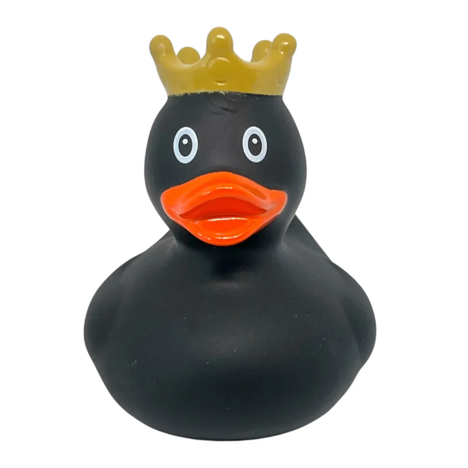 Качка FunnyDucks  Чорна в короні