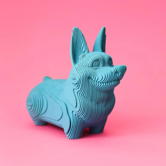 Картонний 3Д пазл "Corgi"