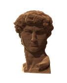 Картонний 3Д пазл "David"