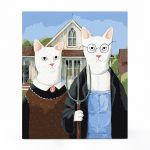 Картина по номерам "Украинская Котика"