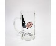 Келих для пива "Stop thinking"