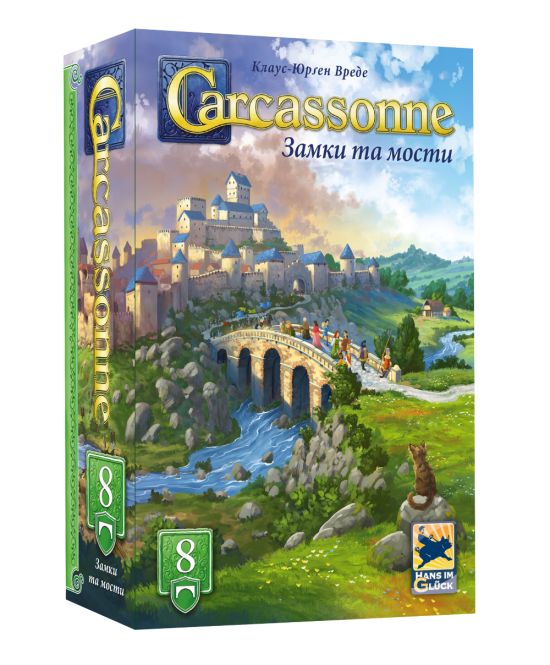 Доповнення Каркассон №8 - Замки та мости (Castles & Bridges) Доповнення Каркассон №8 - Замки та мости (Castles & Bridges)